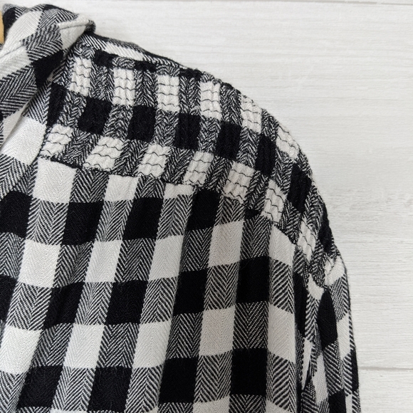 Intro. gingham flannel tunic top size 3x - Picture 6 of 9